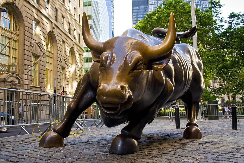 Bull market Wall Street